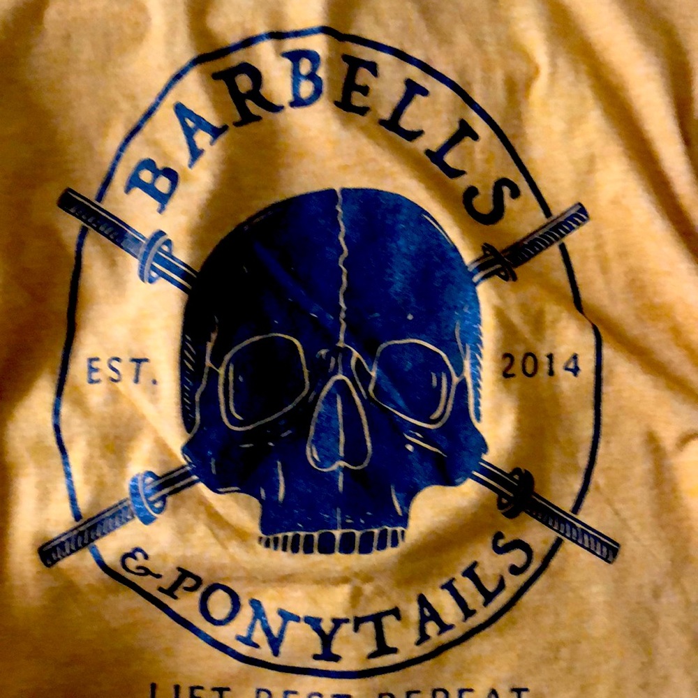 Barbells and ponytails crop